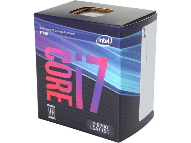 Intel&#174; Core™ i7 _ 8700 Processor (12M Cache, up to 4.60 GHz) Socket 1151v2 Coffee Lake _618S